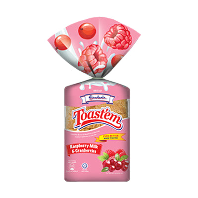 Gardenia Delicia Raspberry Milk and Cranberries Bread 360g