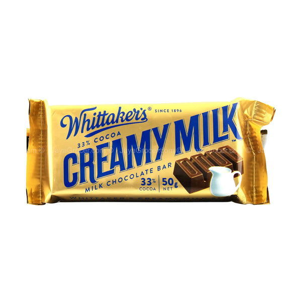 Whittakers Creamy Milk Slab 50g