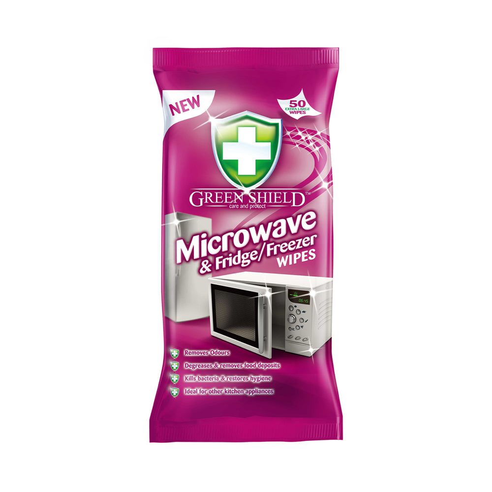 Greenshield Microwave & Fridge and Freezer Wipes 1pack