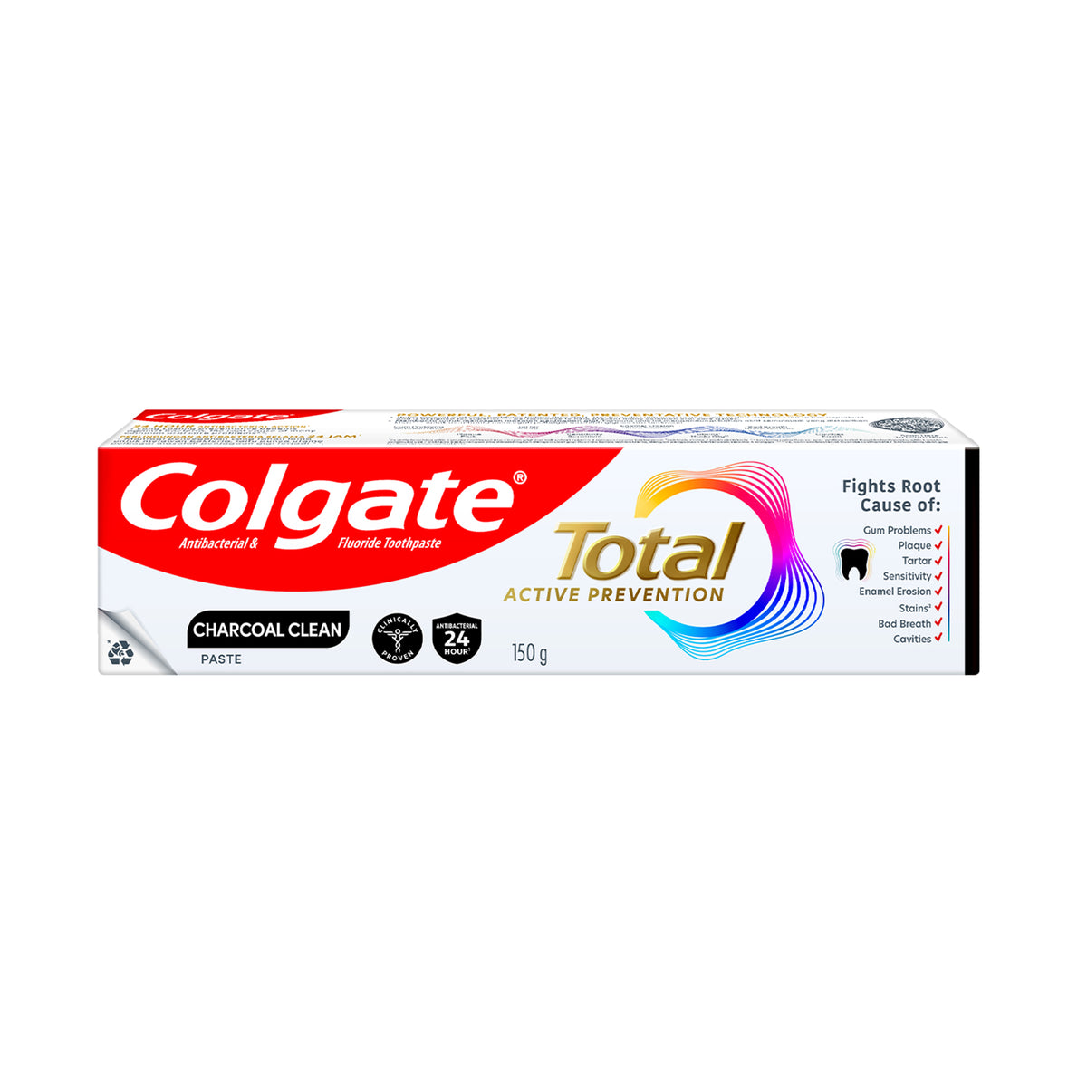Colgate Total Charcoal Deep Clean Value Pack 150g x 2
