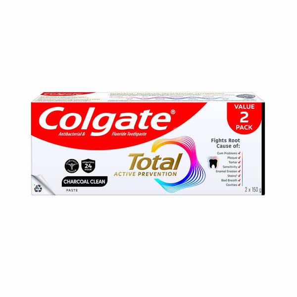 Colgate Total Charcoal Deep Clean Value Pack 150g x 2 (highest price)