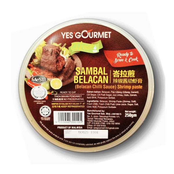 Yes Gourmet Belacan Chilli 250g