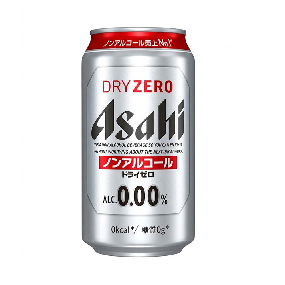 Asahi Dry Zero Non Alcohol Beer 350ml