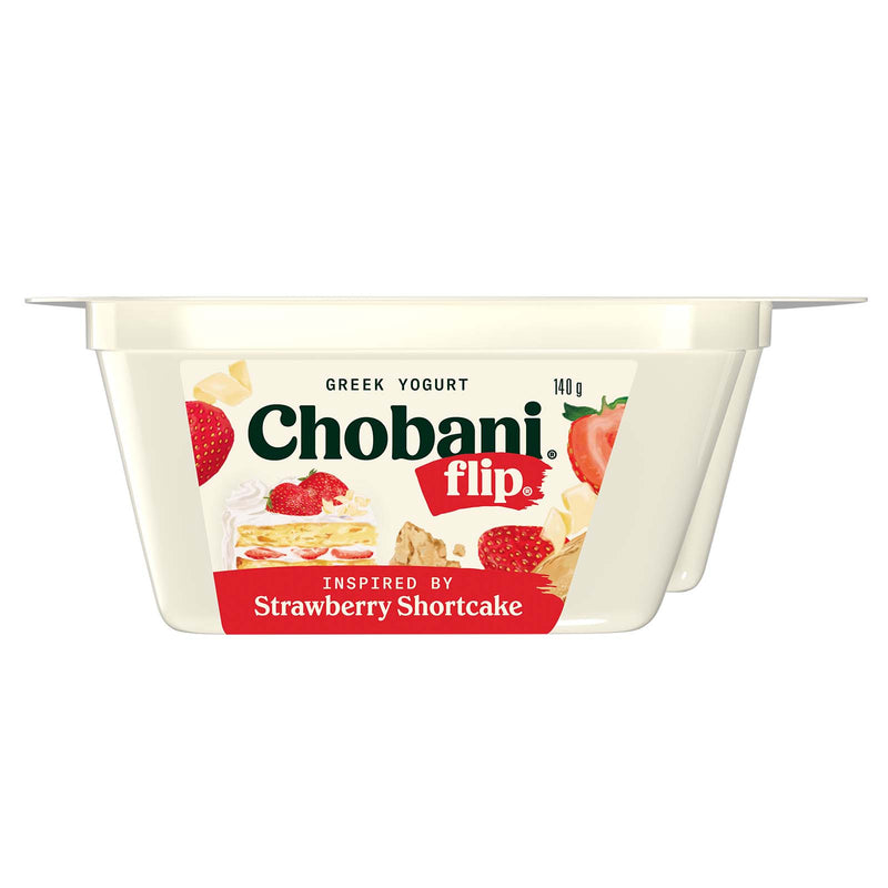 Chobani Flip Strawberry Shortcake Low-Fat Greek Yogurt 140g