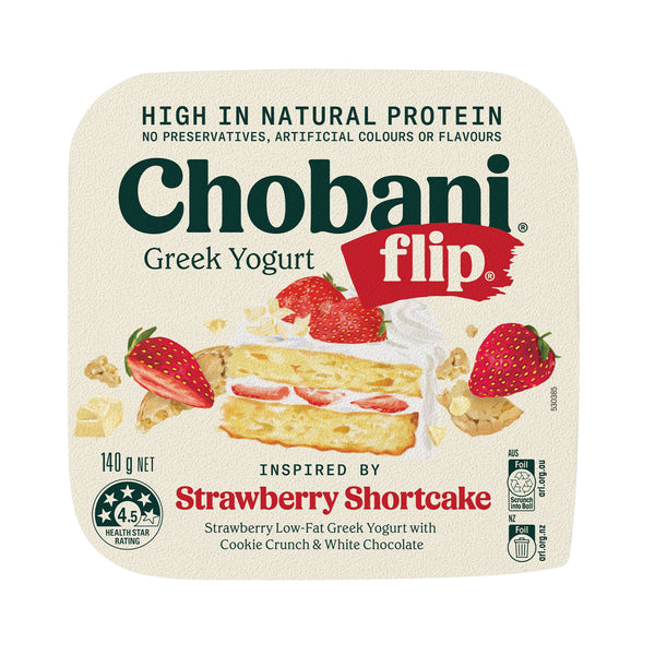 Chobani Flips Strawberry Shortcake 140g (highest price)