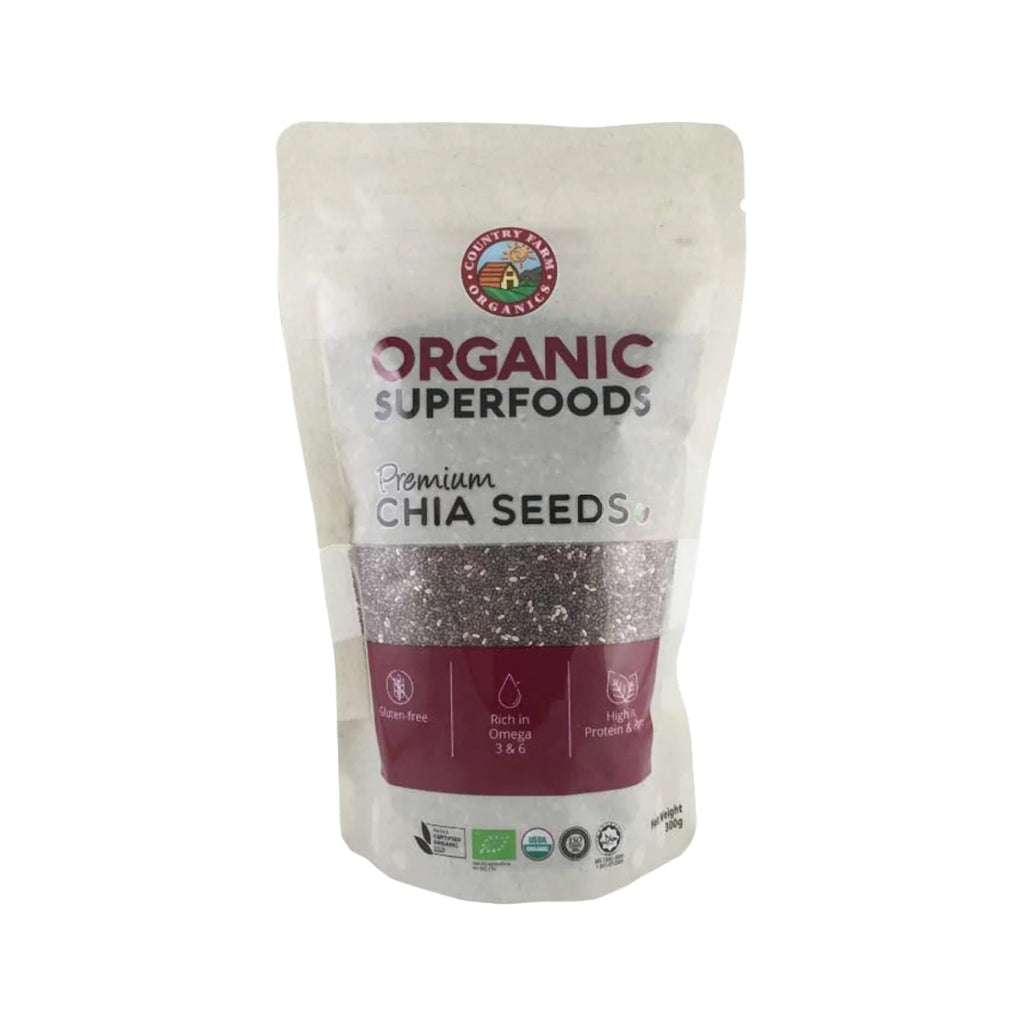 Country Farm Organics Certified Organic Chia Seeds 300g