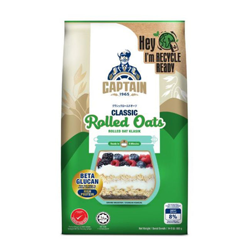 Captain Classic Rolled Oats 800g