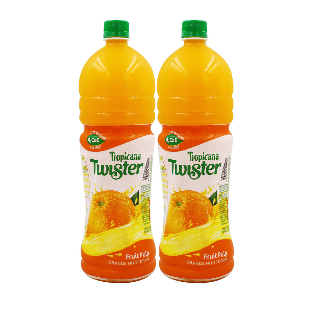 Twister Sealed Twin Pack Orange 1.5L x 2