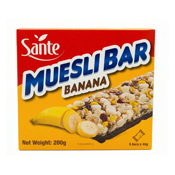 Sante Crunch Banana With Chocolate Musli Bar 40g x 5 (highest price)