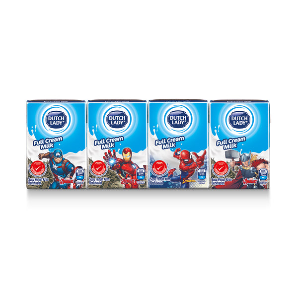 Dutch Lady Milky Marvel Full Cream UHT Milk 125ml x 4 (highest price)
