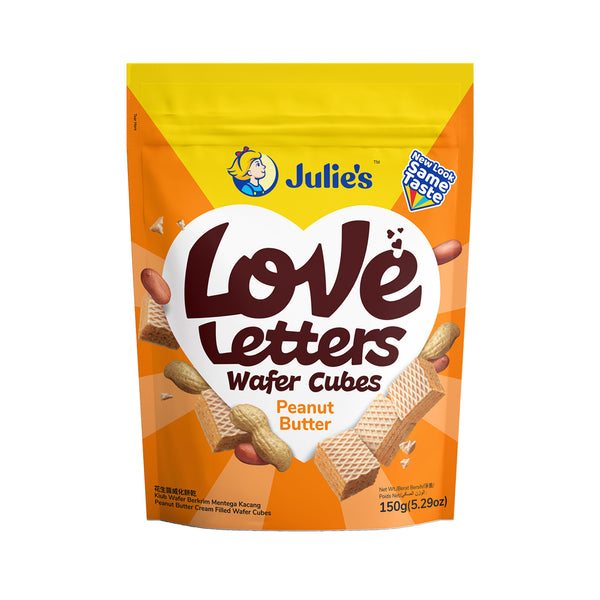 Julies Peanut Cube Wafer 150g