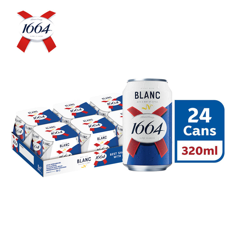 Kronenbourg 1664 Blanc Beer Can 320ml