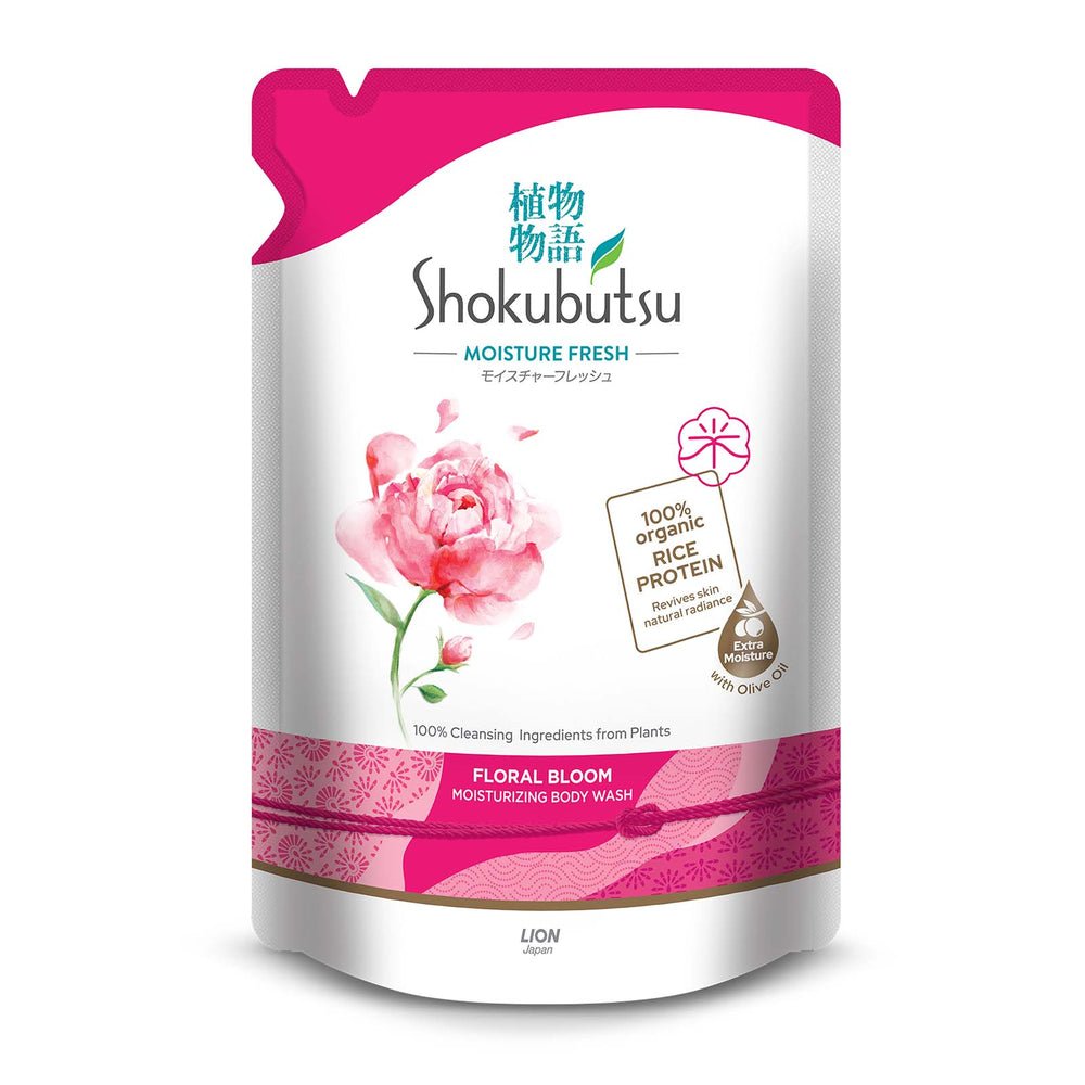 Shokubutsu Moisture Fresh Floral Bloom Shower Foam 800g
