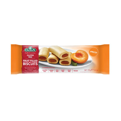 Orgran Apricot Fruit Filled Biscuits 175g