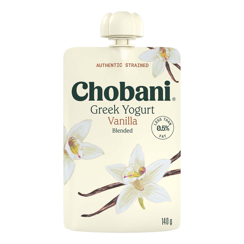 Chobani Vanilla Blended Yogurt Pouch 140g