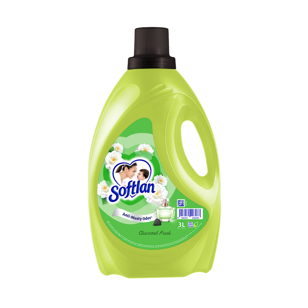 Softlan Charcoal Cupboard Fresh Fabric Conditioner 3L