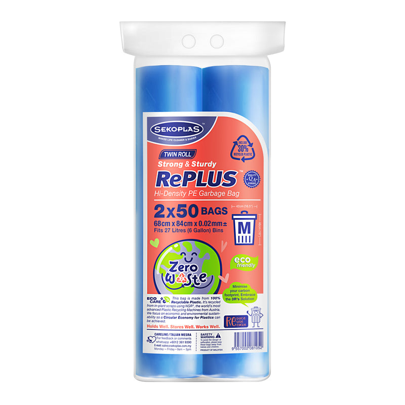 Sekoplas Replus Garbage Roll Medium (68 x 84cm x 20pcs)