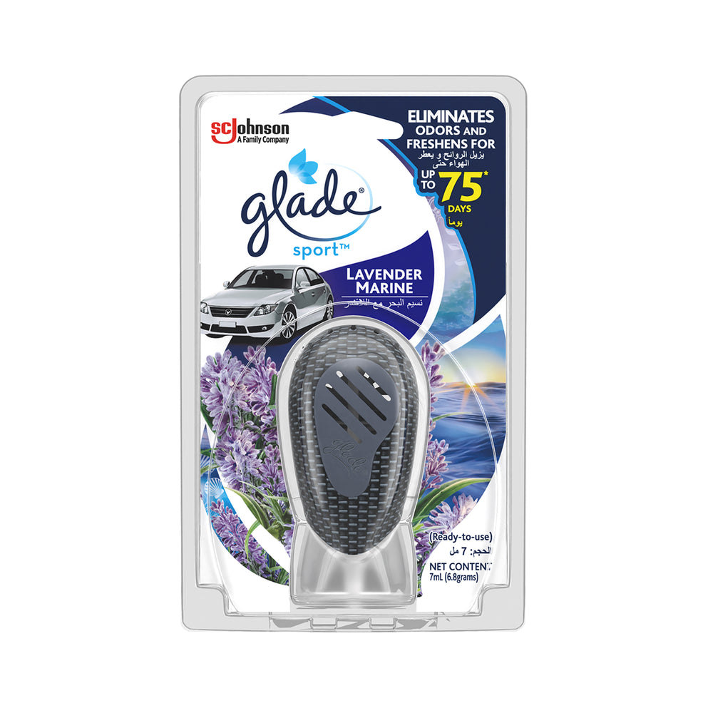 Glade Sports Lavender Marine Car Freshener 7ml