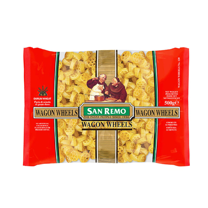 San Remo Wagon Wheel Dry Pasta 500g