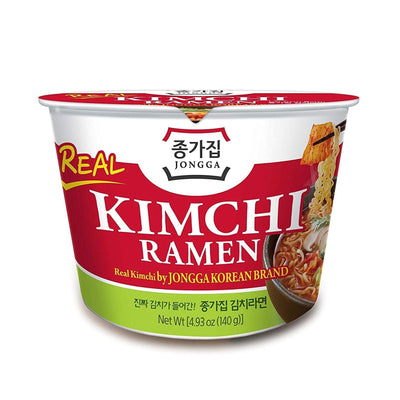 Jongga Kimchi Ramen Instant Noodle Bowl 140g