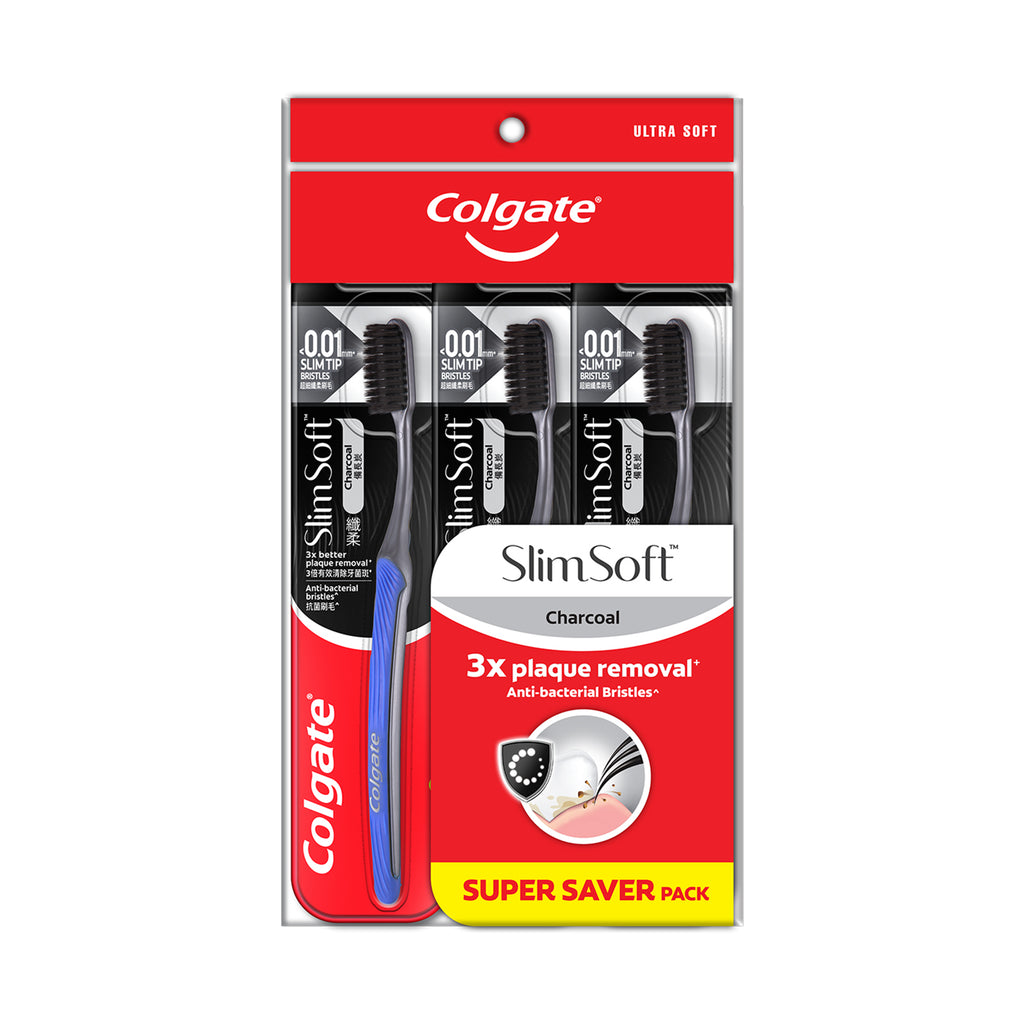 Colgate Slim Soft Charcoal Toothbrush 1pack