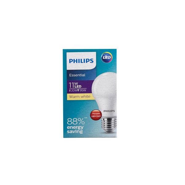 Philips Led Bulb 11w Warm White 1unit