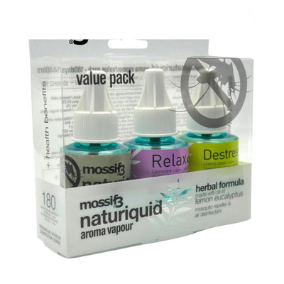 Mossif3 Naturiquid Vaporizer Refill 45ml x 3