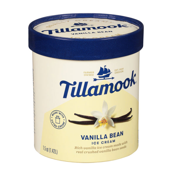 Tillamook Vanilla Bean Ice Cream Tub 1.42L (highest price)