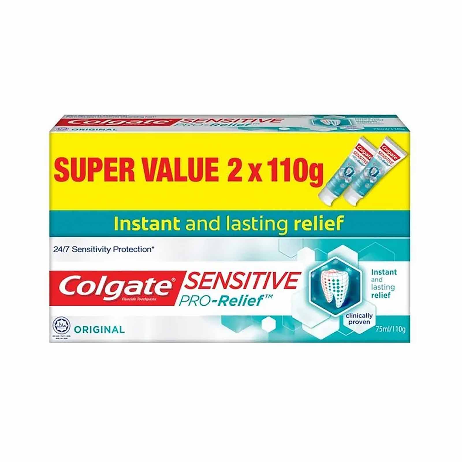 Colgate Sensitive Pro-Relief Toothpaste 110g x 2