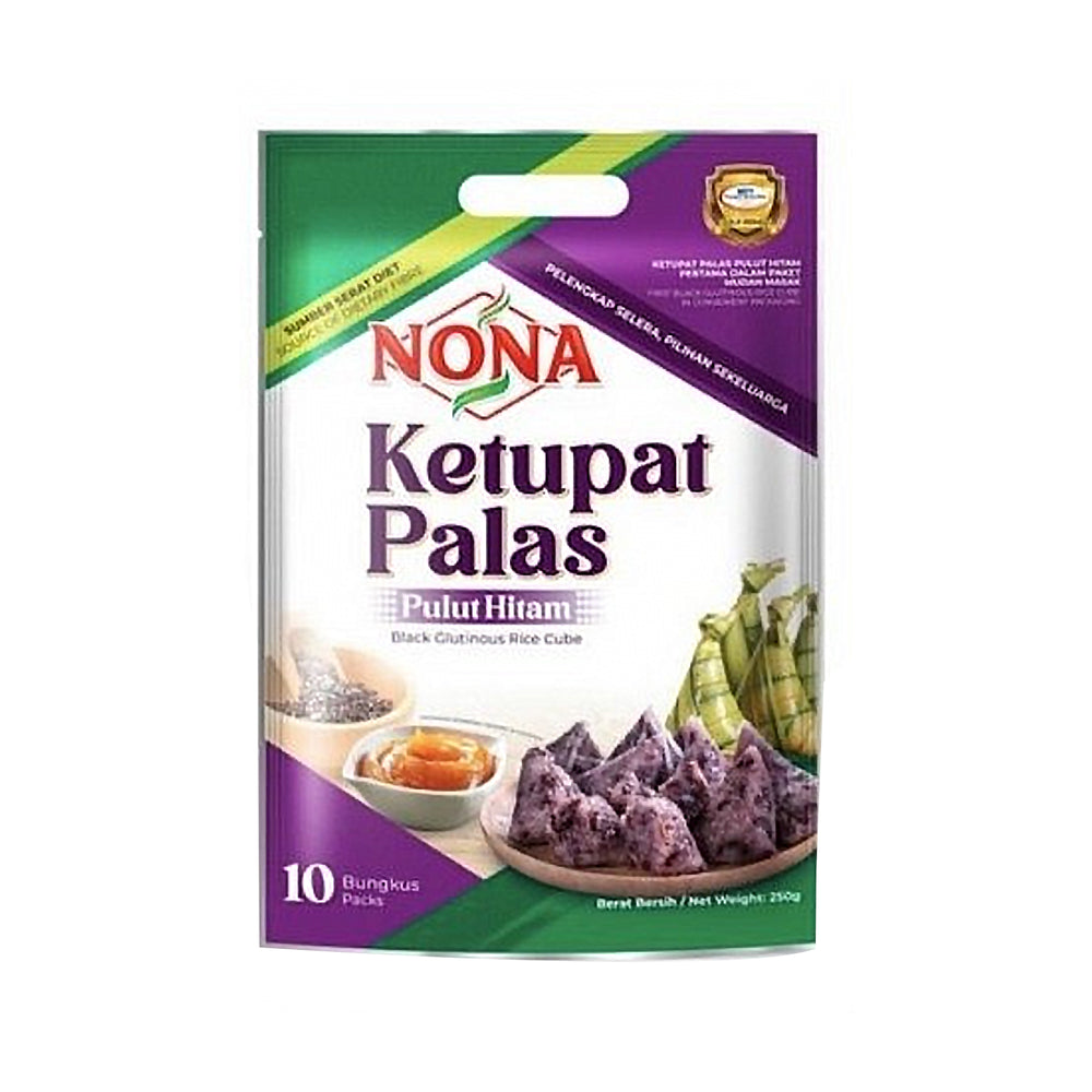Nona Instant Ketupat Palas Pulut Hitam (Black Glutinous Stuff Rice) 250g