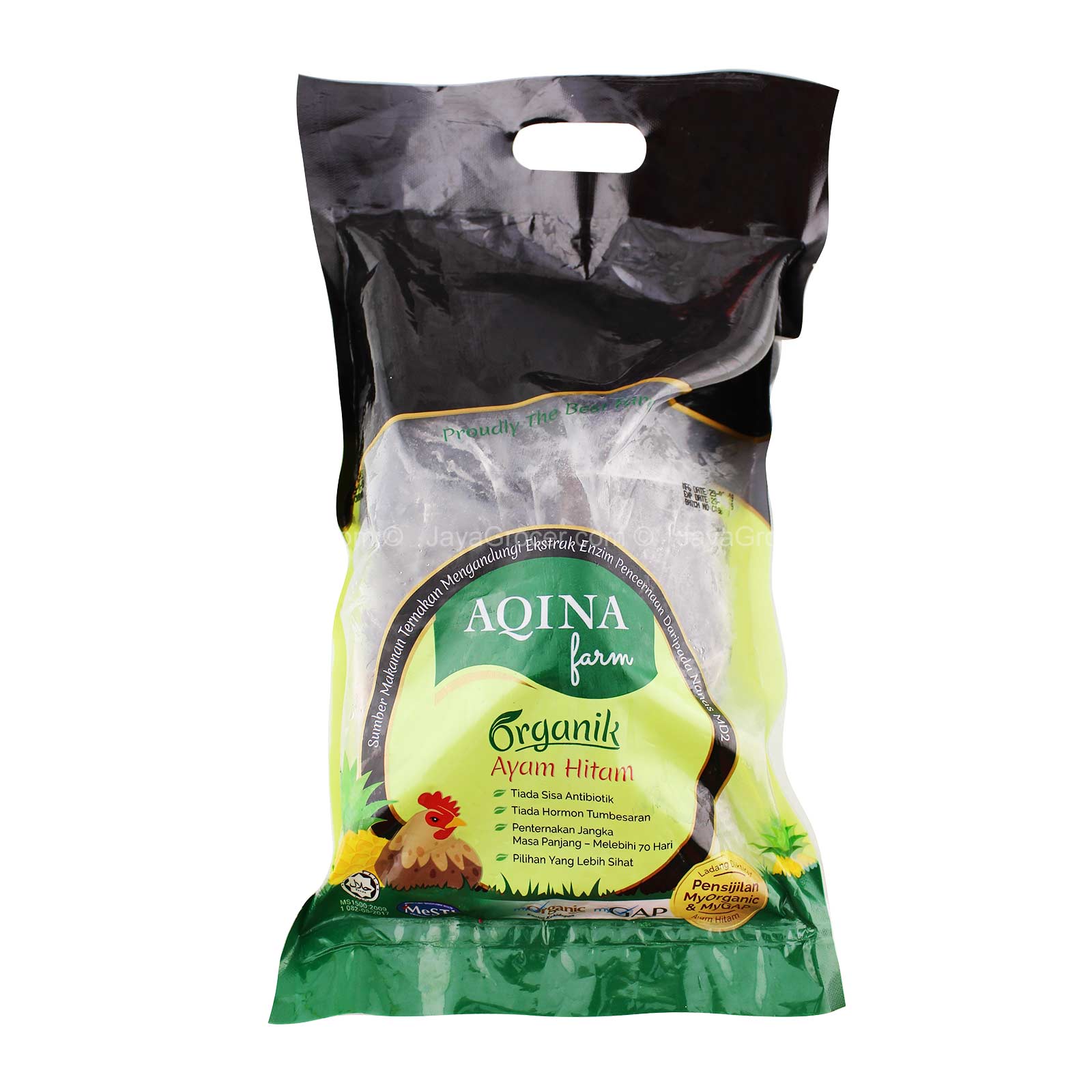 Aqina Farm Frozen Organic Black Chicken 1pack