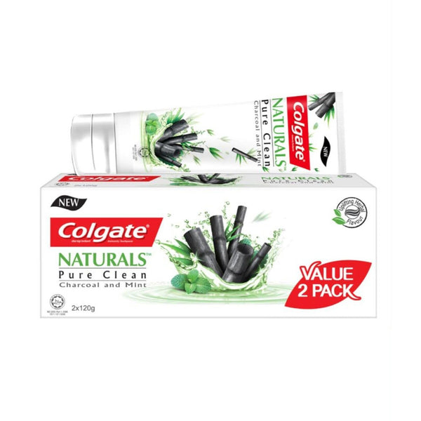 Colgate Naturals Pure Clean Charcoal and Mint Toothpaste 120g