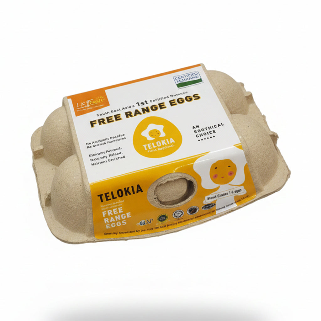 LK Fresh Free Range Eggs 6pcs/pack