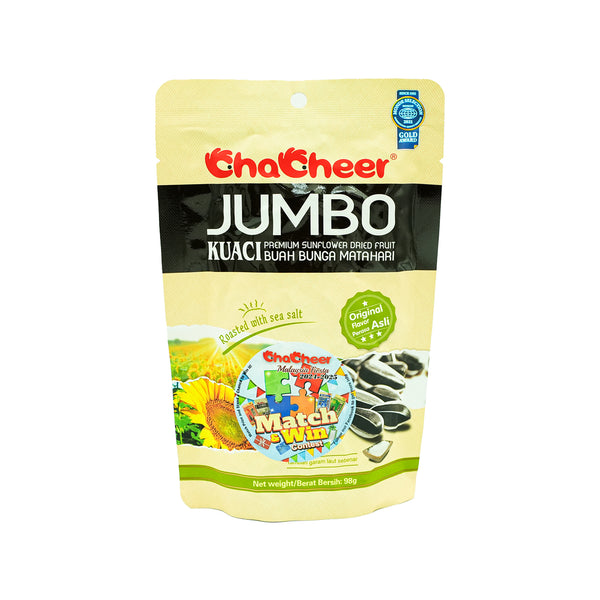 Cha Cha Jumbo Peeled Sunflower Seeds 98g