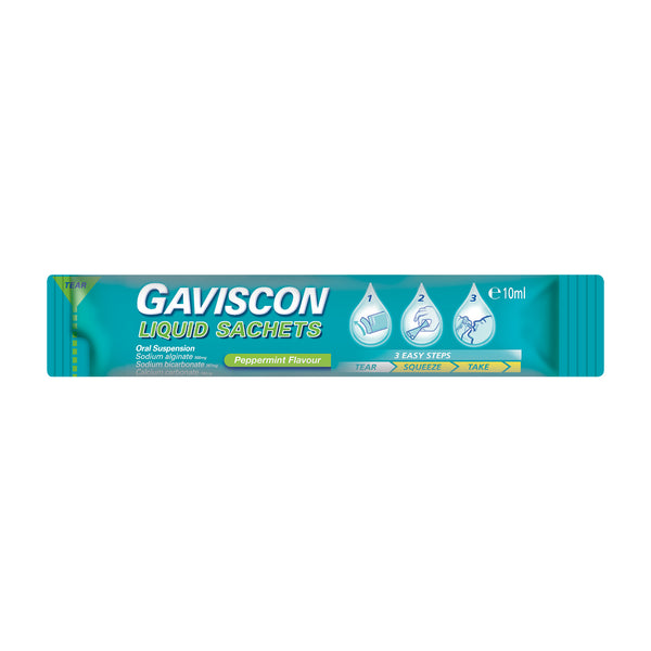 Gaviscon Peppermint Liquid Sachet 10ml x 5