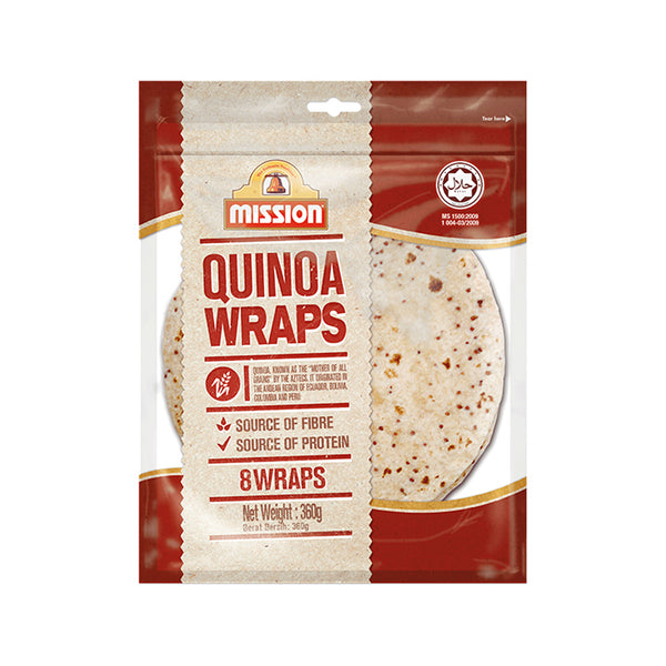 Mission Quinoa Wraps 360g (highest price)