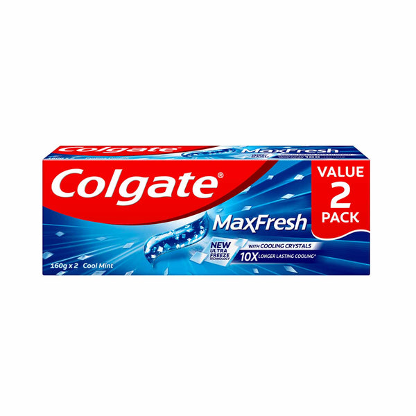 Colgate Max Fresh Cool Mint Toothpaste 160g x 2 (highest price)