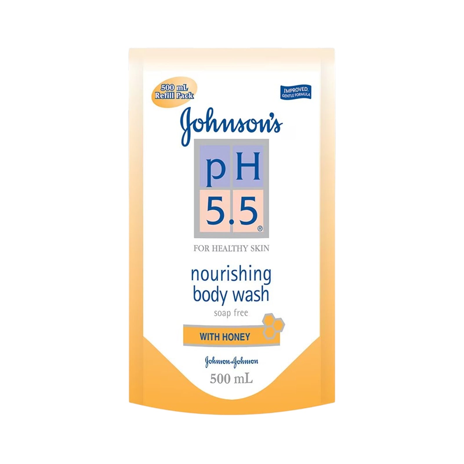 Johnsons Honey Body Wash Refill 500ml