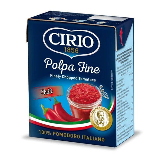 Cirio Polpa Fine Chopped Tomatoes Chili 390g (highest price)