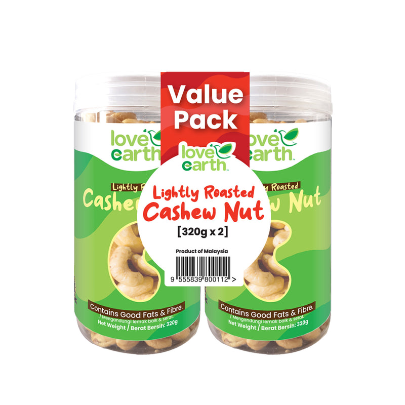 Love Earth Natural Cashew Nut 320g x 2