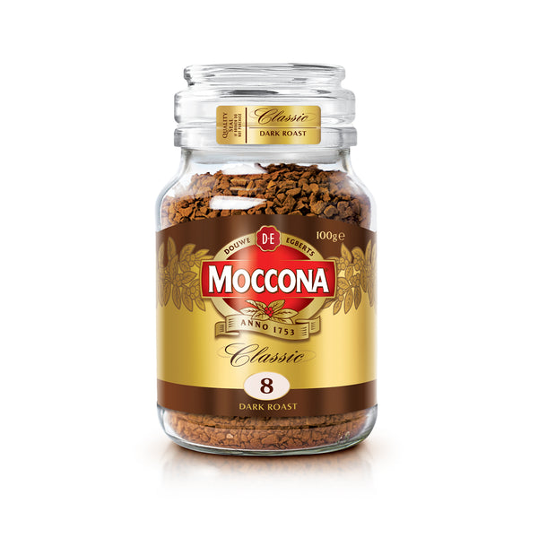 Moccona Classic Dark Roast Intensity 8 Freeze Dried Instant Coffee 100g
