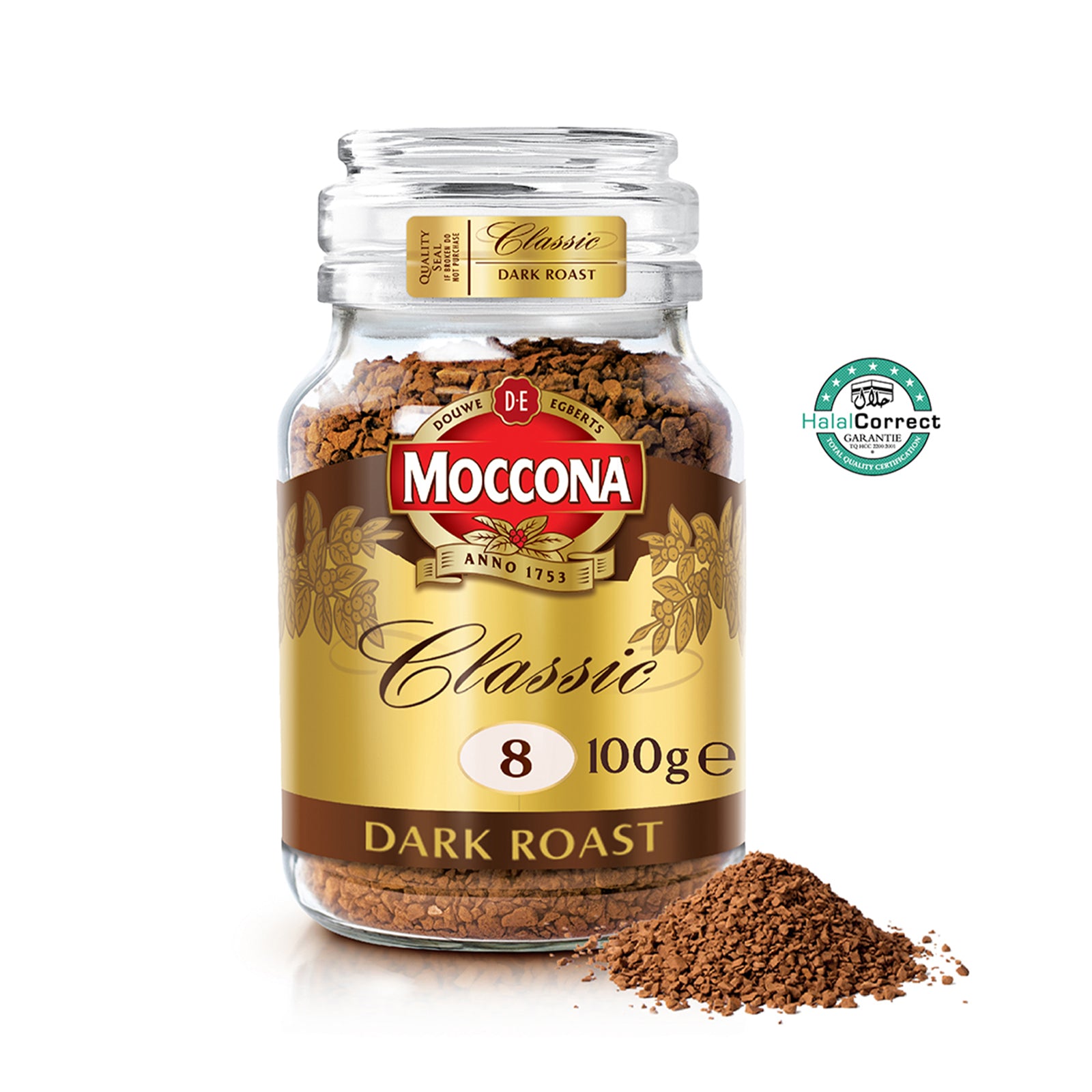 Moccona Classic 8 Dark Roast 100g