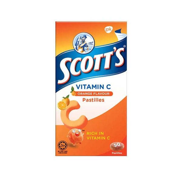 Scott's Vit-C Orange Pastille 60g