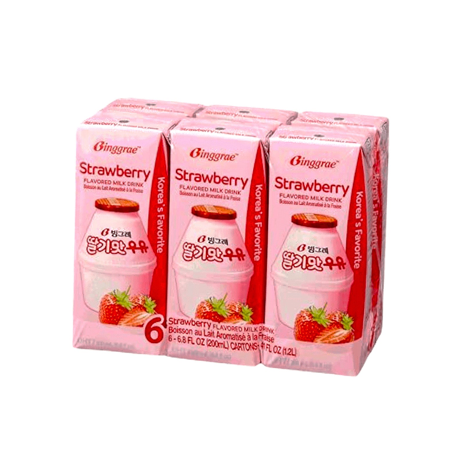 Binggrae Strawberry Flavoured Milk 200ml