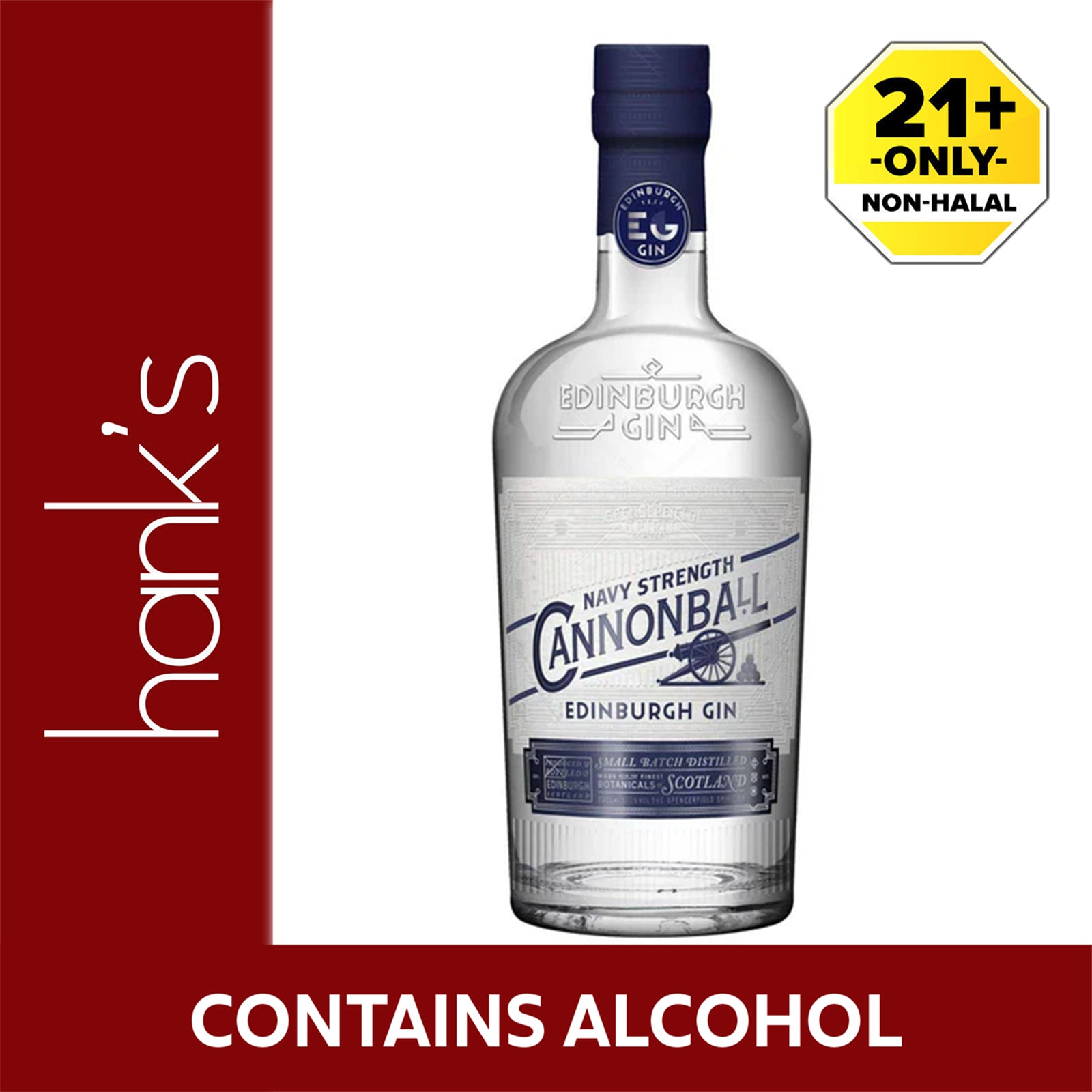Edinburgh Cannonball Navy Strength Gin 700ml