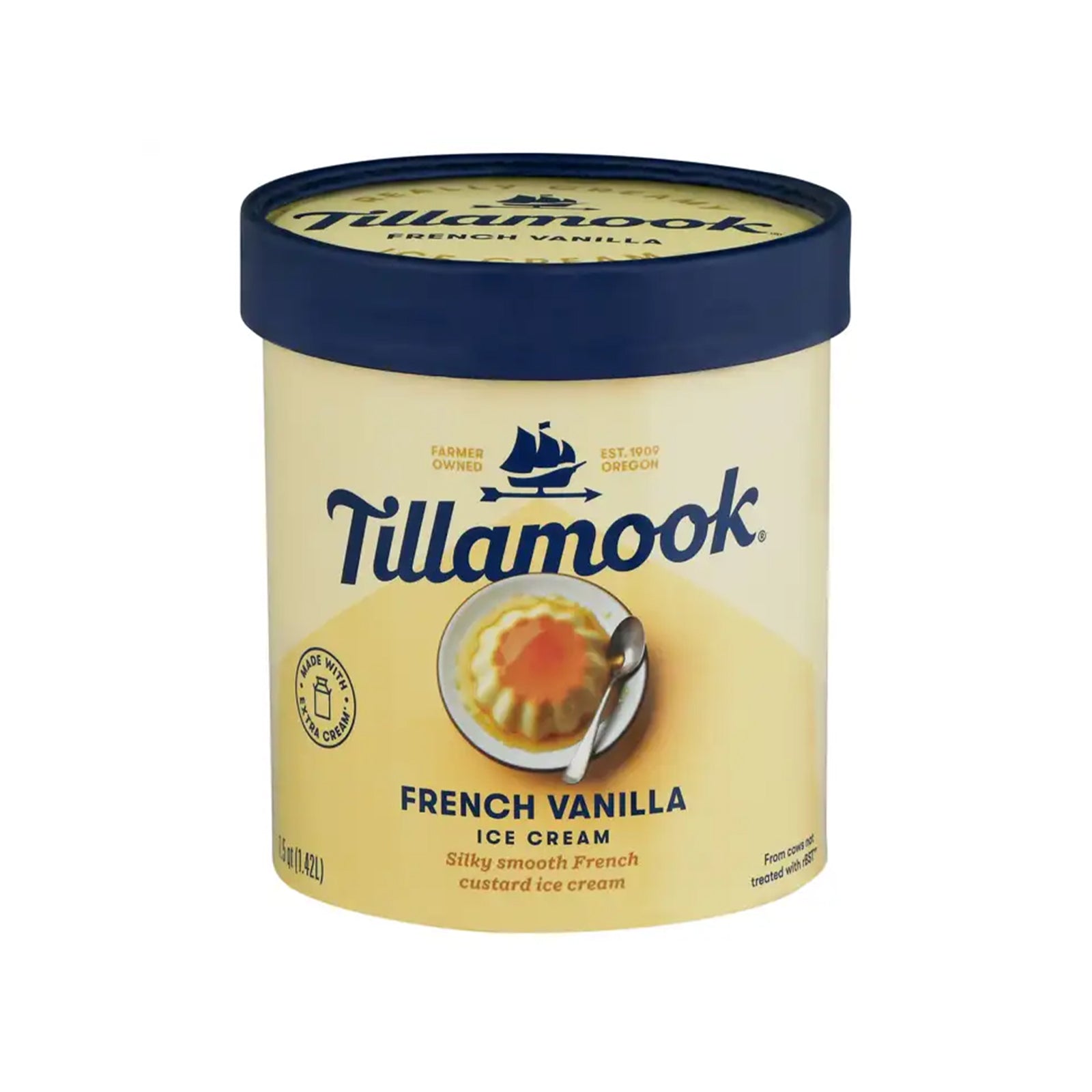 Tillamook Fresh Vanilla Ice Cream Tub 1.42L