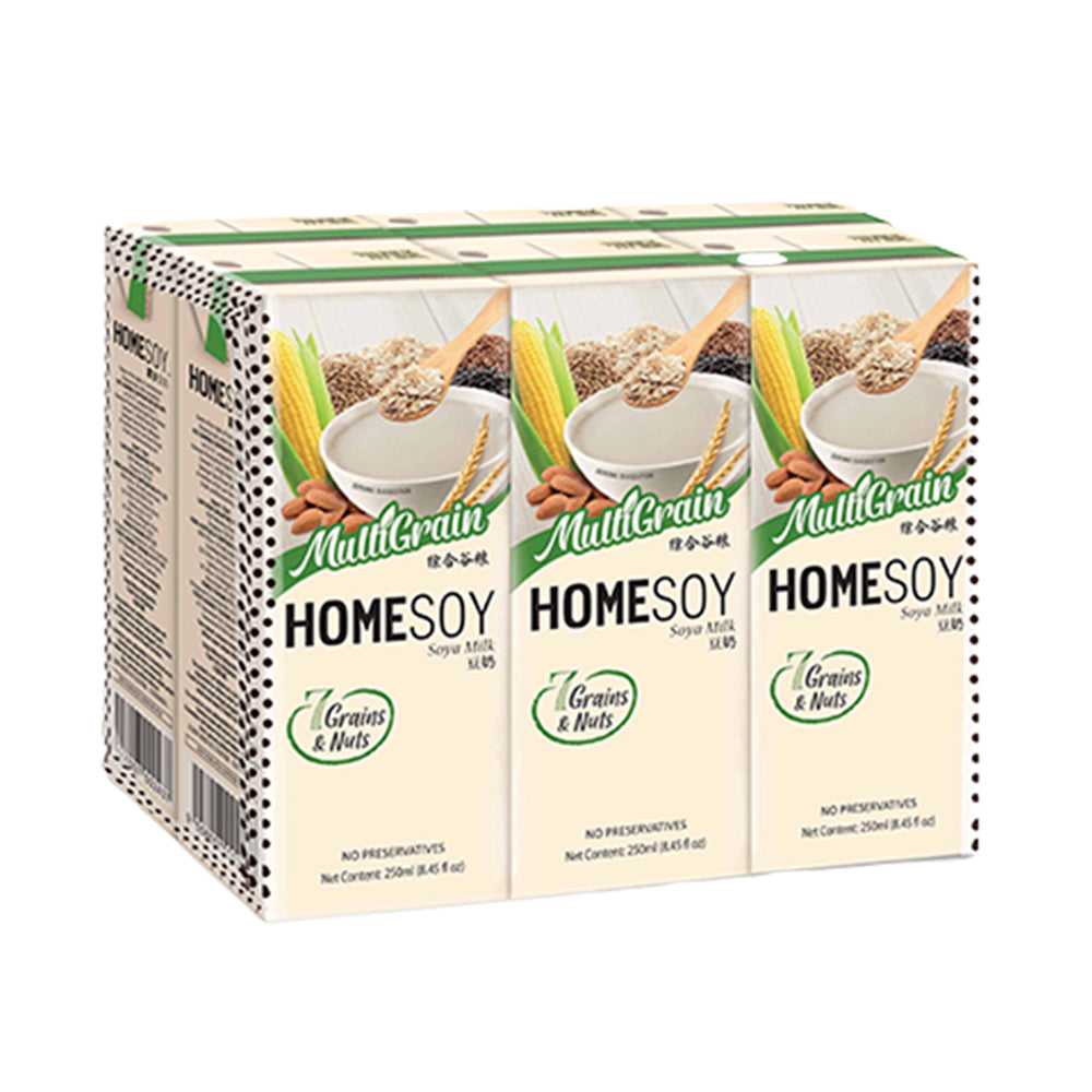 Homesoy Multigrain Soya Milk 250ml x 6