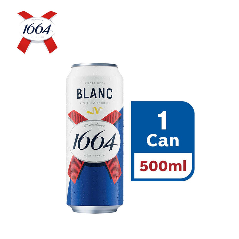 Kronenbourg 1664 Blanc Wheat Beer Can 500ml