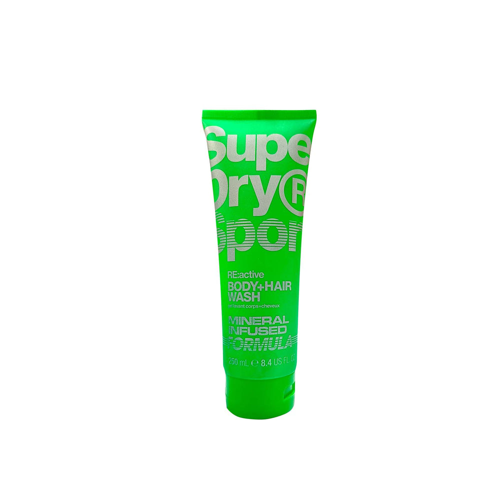 Superdry Sport Re:Active Body Plus Hair Wash 250ml
