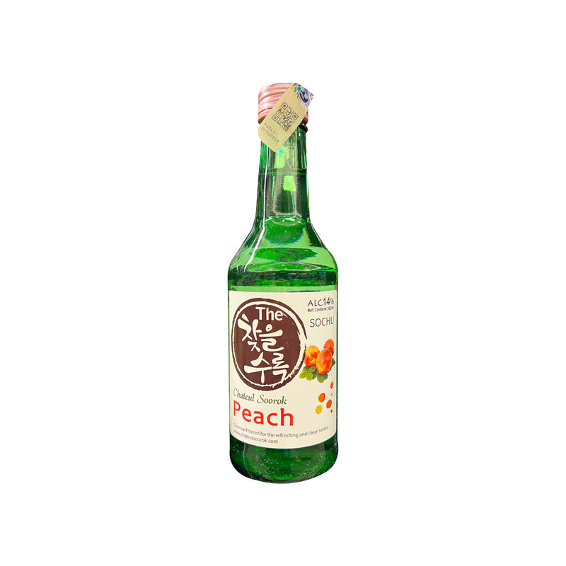 Chateul Soorok Soju Peach Alcohol 14% 360ml